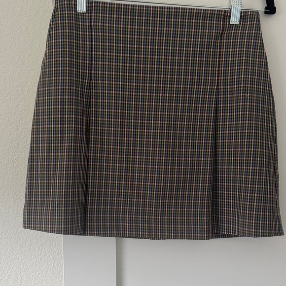 Tory Sport Multicolor Plaid A-Line Skirt - Picture 1 of 4